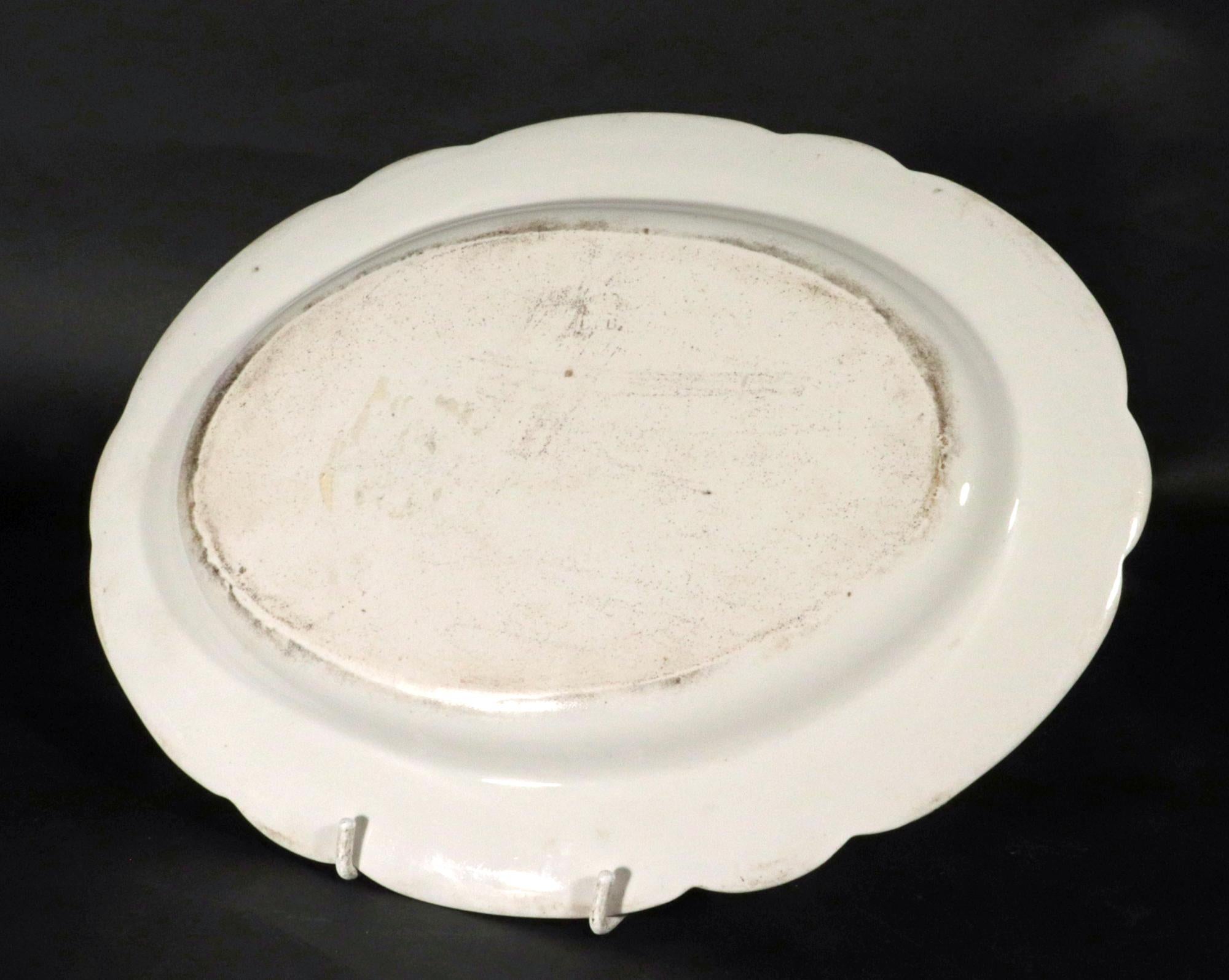 Barr, Flight & Barr Worcester Plat de service en porcelaine Famille Rose Goût en vente 1
