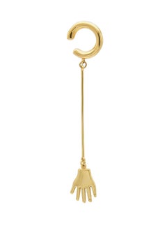 Barra Mano Earcuff in 22k Gold Plated Bronze by SOPHIE SIMONE DESIGNS