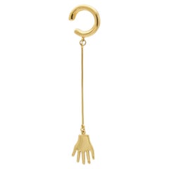 Barra Mano Earcuff in 22k Gold Plated Bronze by SOPHIE SIMONE DESIGNS