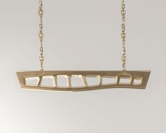 Barracuda Chandelier in Polished Bronze