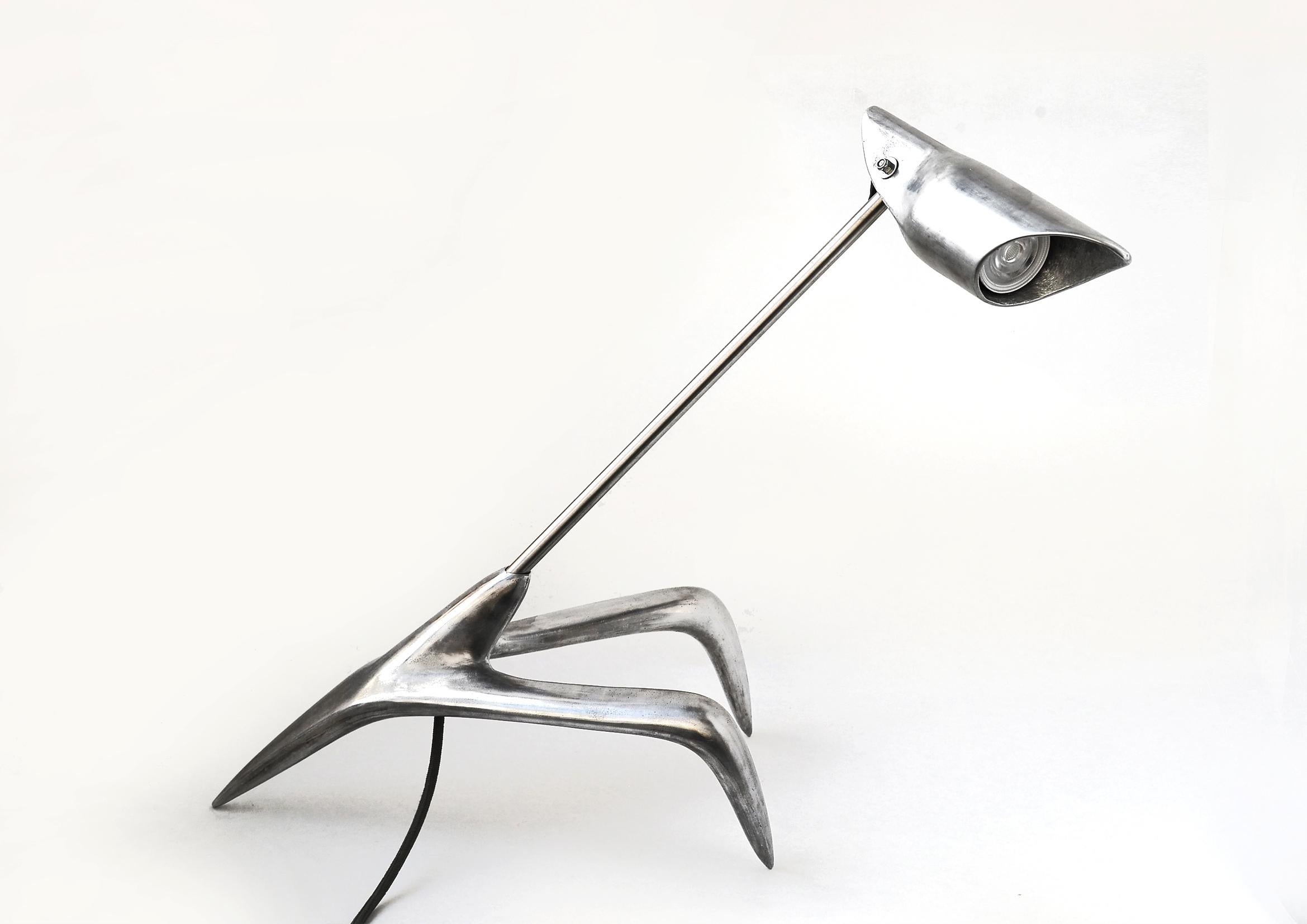 Barracuda Desk Lamp by Lucio Rossi In New Condition For Sale In Geneve, CH