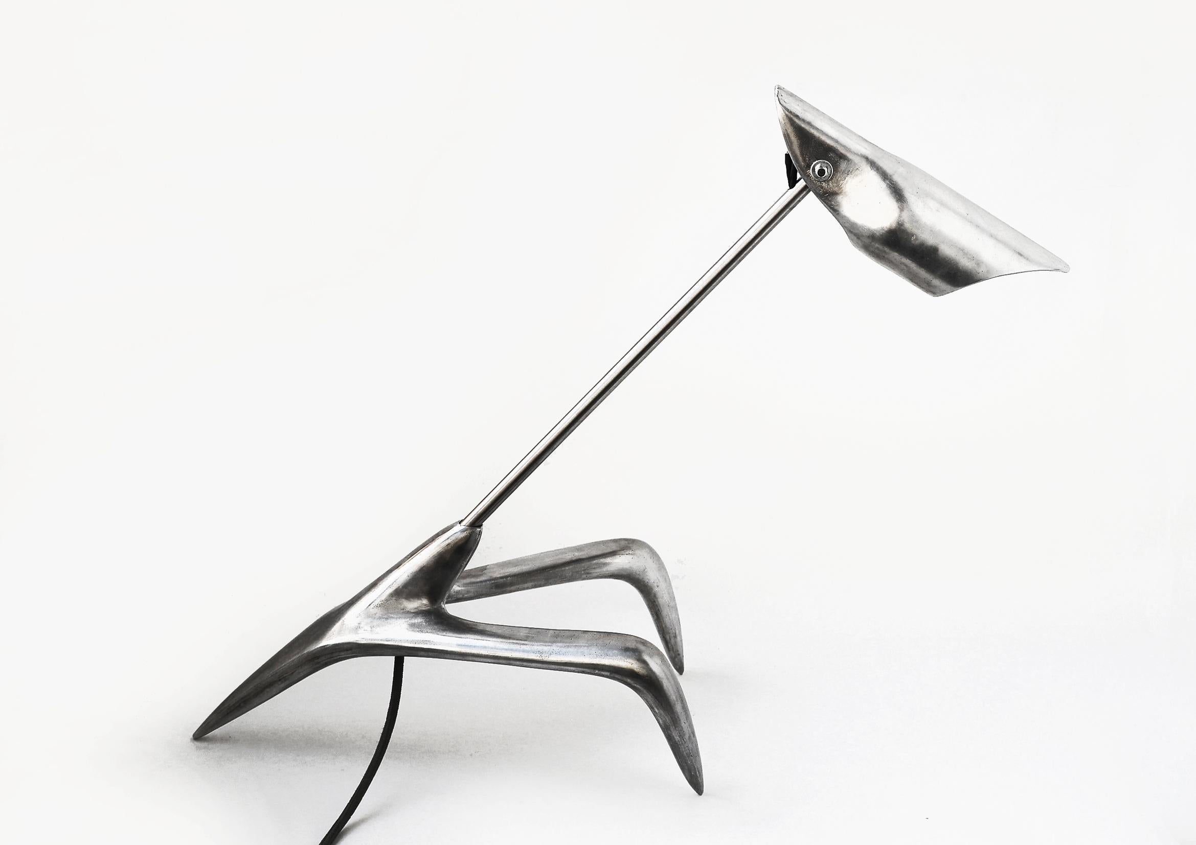 Contemporary Barracuda Desk Lamp by Lucio Rossi For Sale