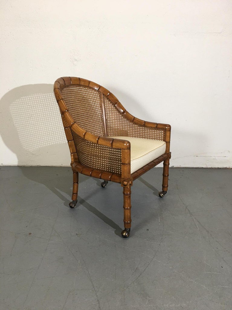 Barrel Back Chairs by John For Sale at 1stDibs