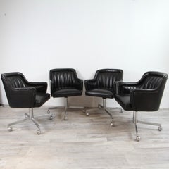 Barrel-Back Desk Chair by Ward Bennett