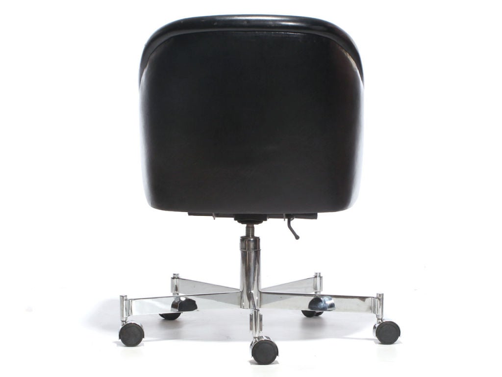 barrel desk chair