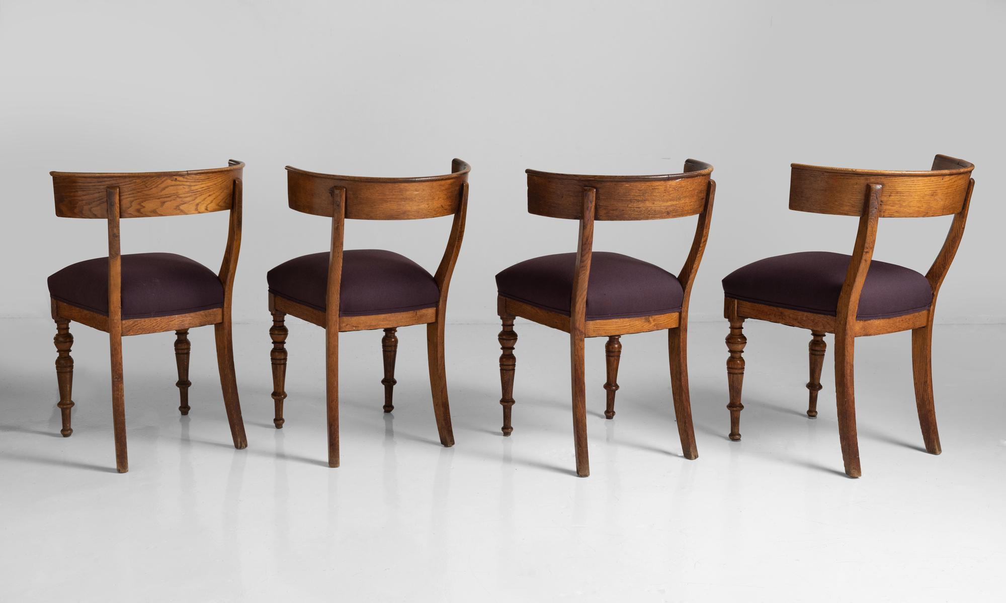Elegant form with newly reupholstered seats.



Measures: 21.5