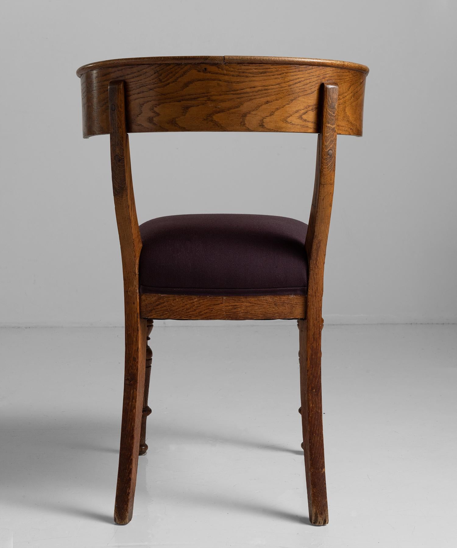 barrel dining chair