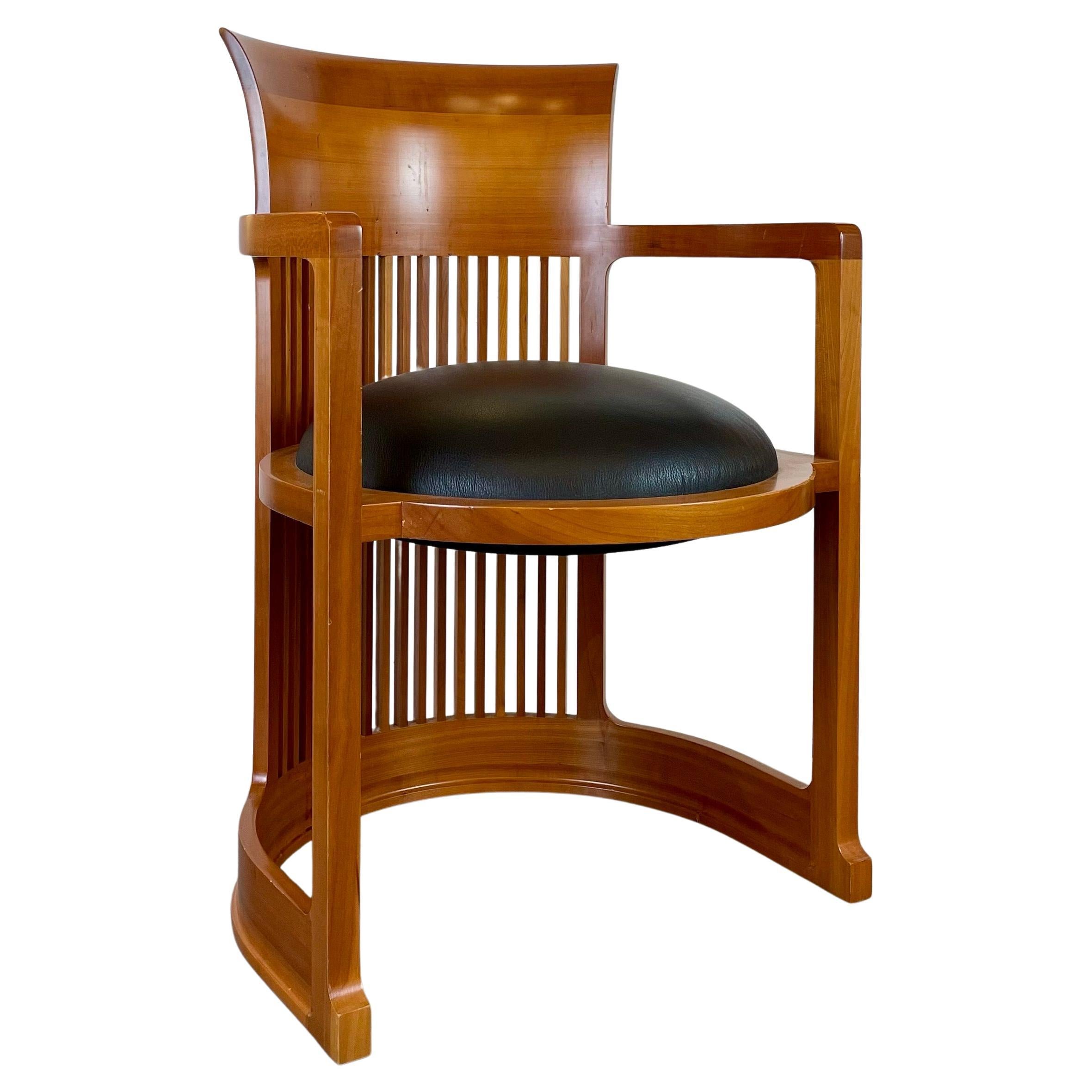 Barrel Chair by Frank Lloyd Wright Edited by Cassina, 1986