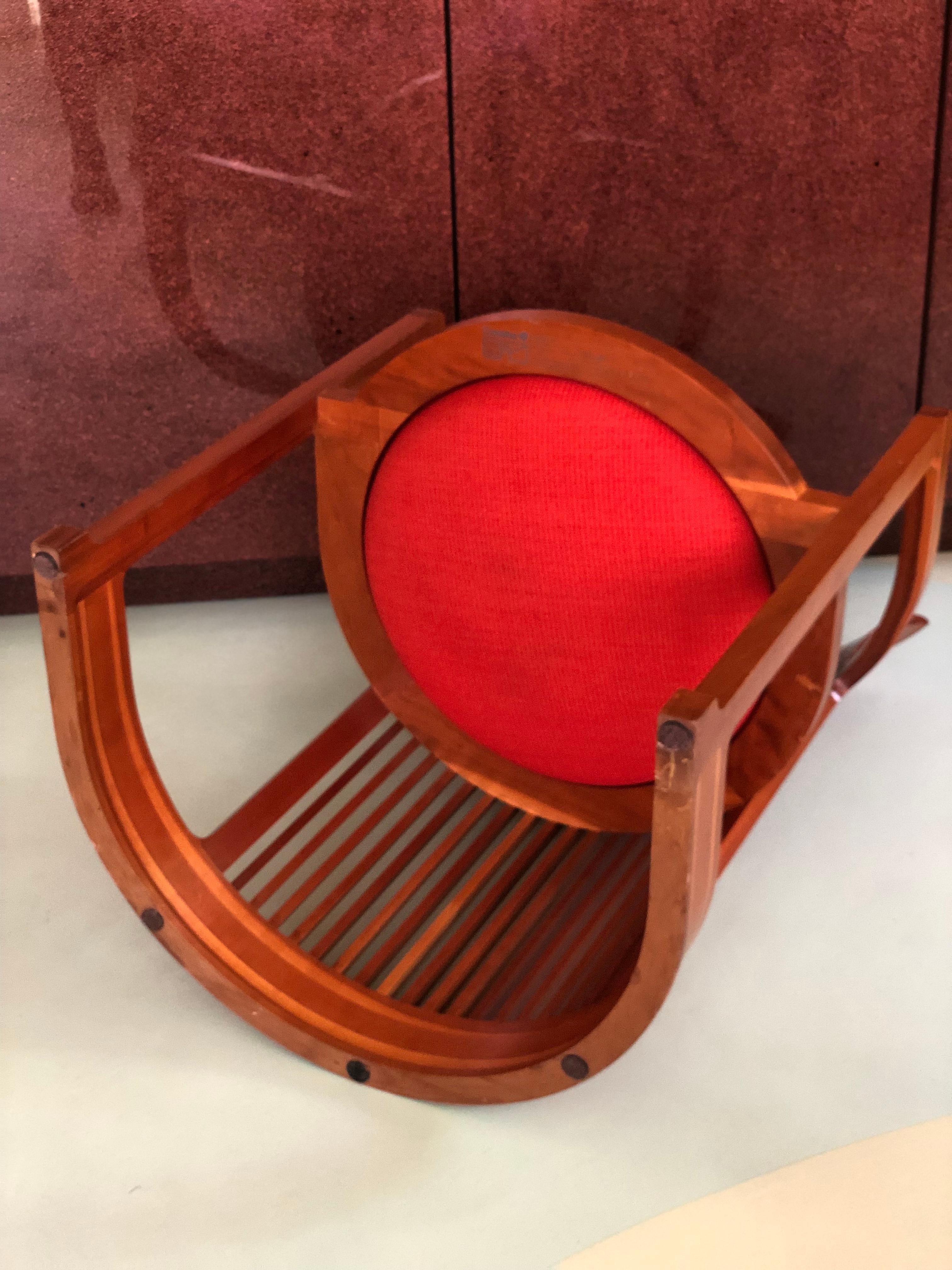 Barrel-Stuhl von Frank Lloyd Wright für Cassina (Arts and Crafts) im Angebot
