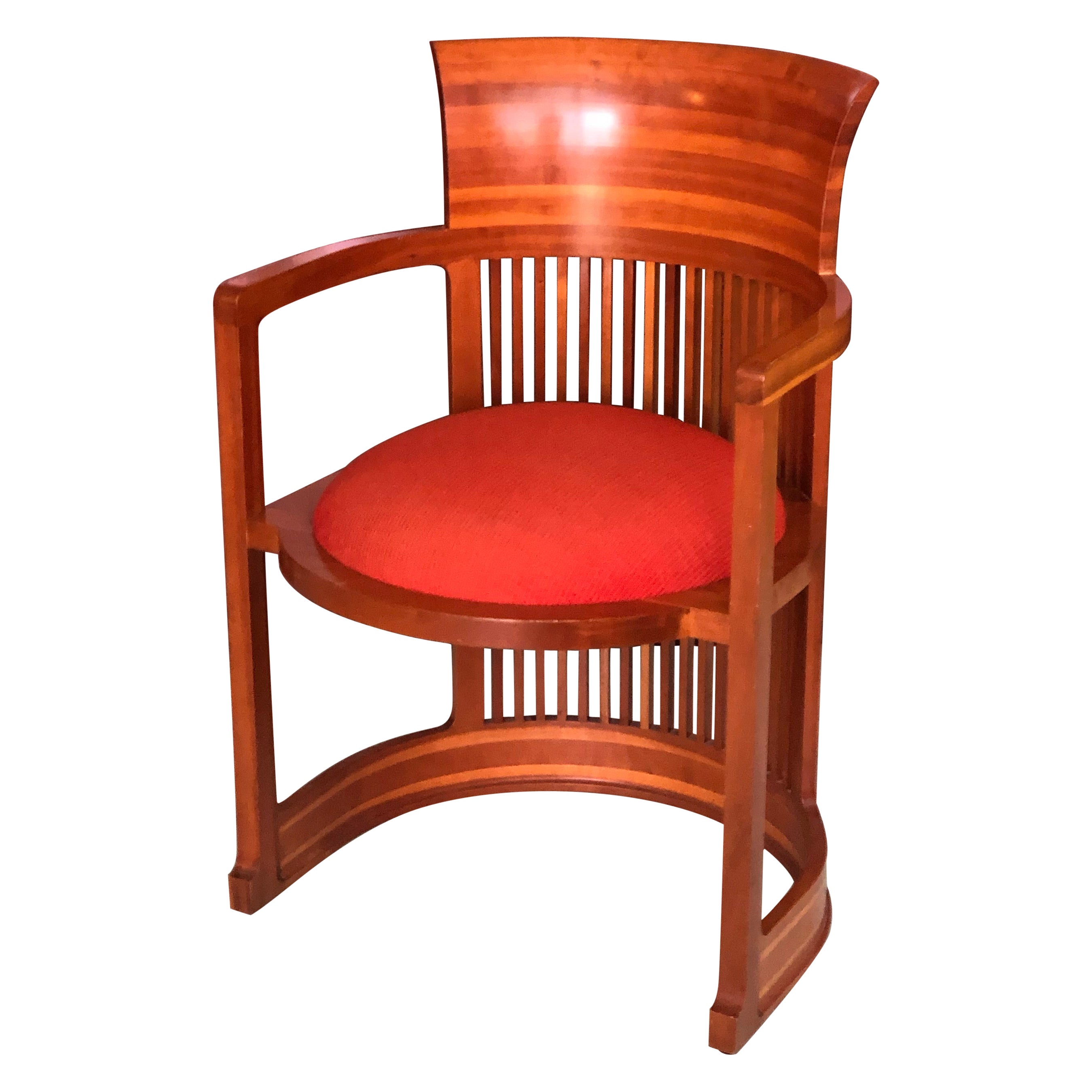 Barrel Chair by Frank Lloyd Wright for Cassina For Sale