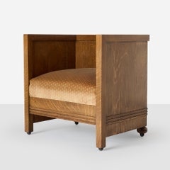 Barrel Chair from the B. Harley Bradley House by Frank Lloyd Wright