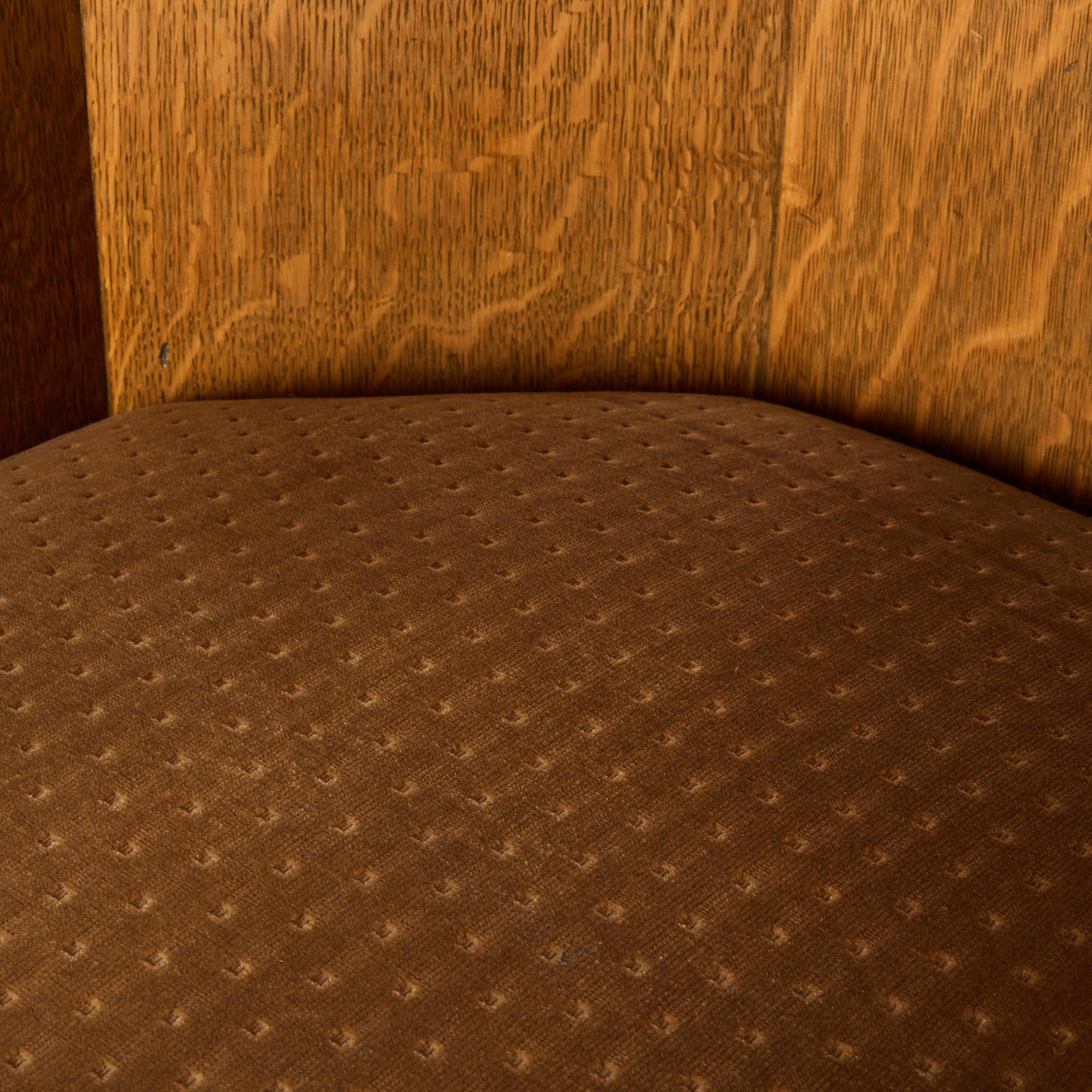 Barrel Chair aus dem B. Harley Bradley House von Frank Lloyd Wright (Stahl) im Angebot