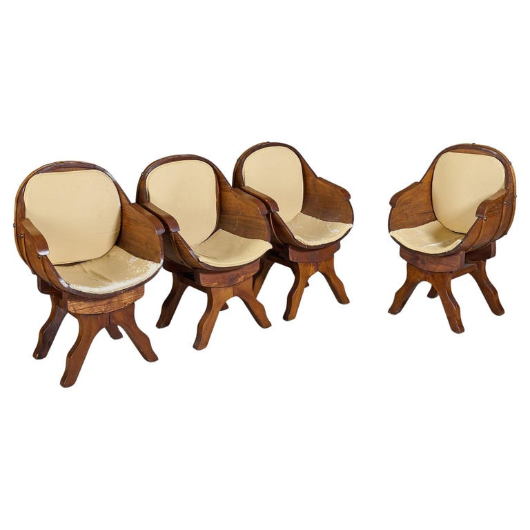 Wine Barrel Chairs For Sale at 1stDibs
