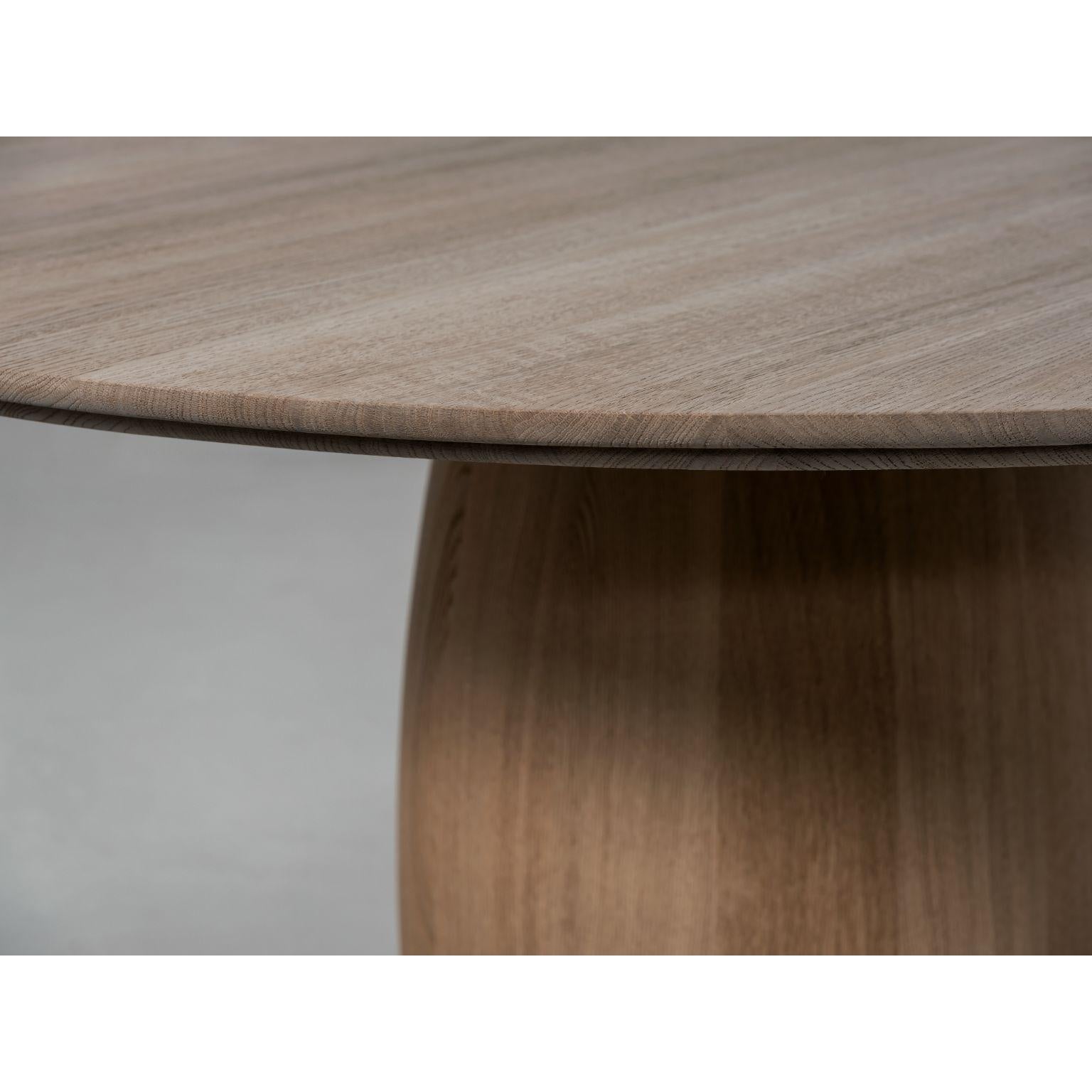 Dutch Barrel Dining Table One by Van Rossum For Sale