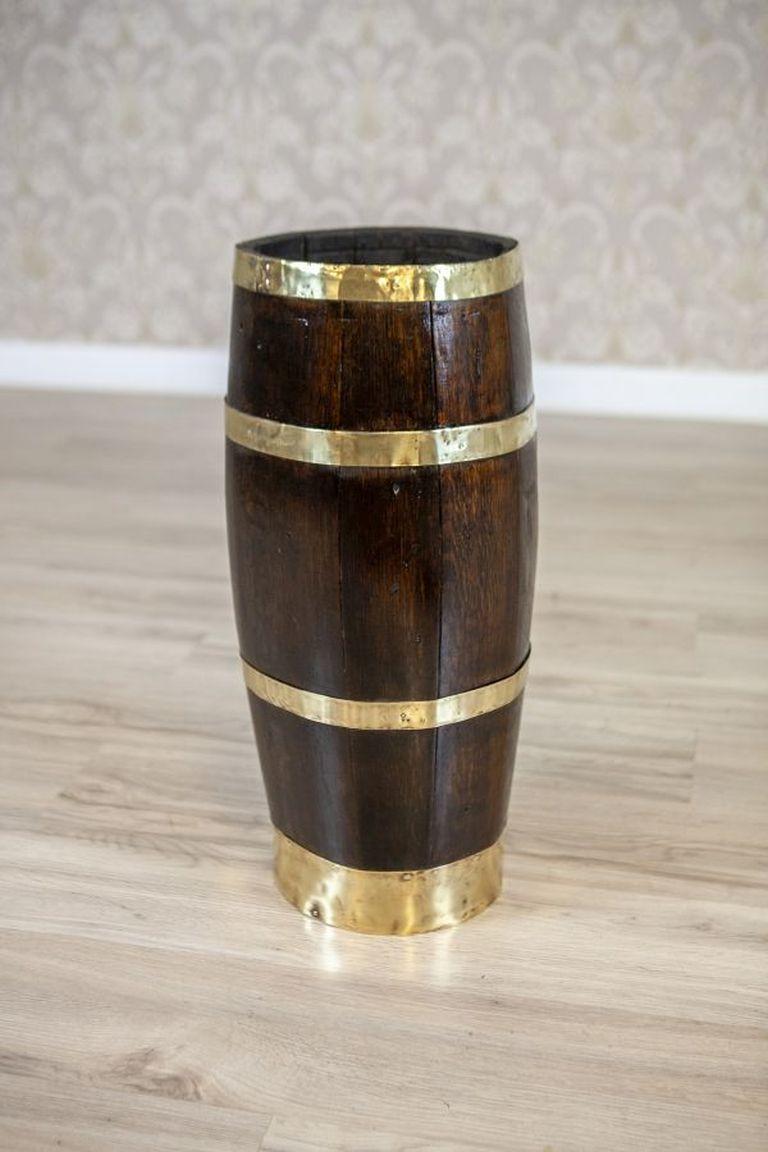 European Barrel-Like Umbrella Stand From the Early 20th Century