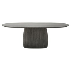 Barrel Semi-Oval Dining Table