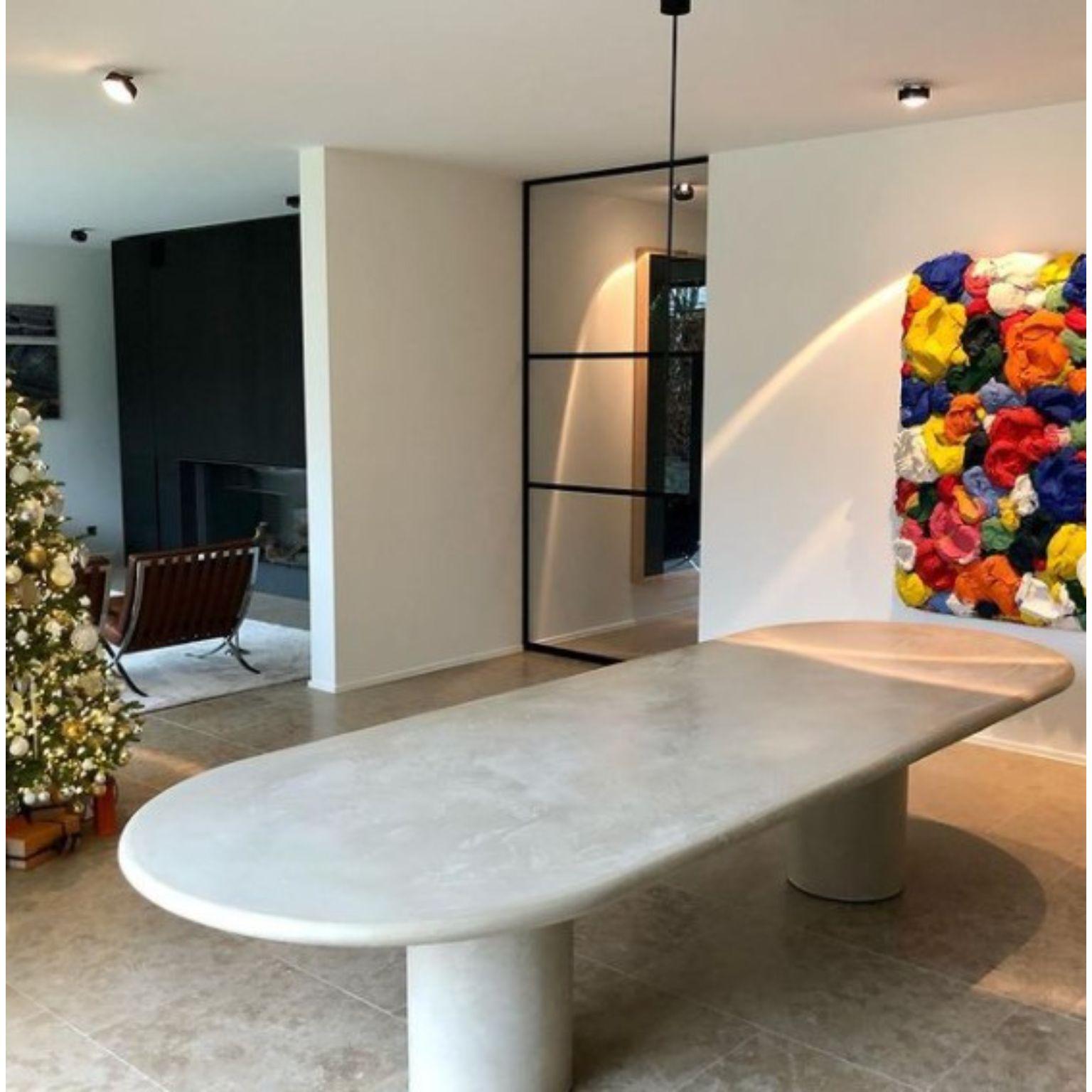 Belgian Barrel Shape Table 240 by Galerie Philia Edition