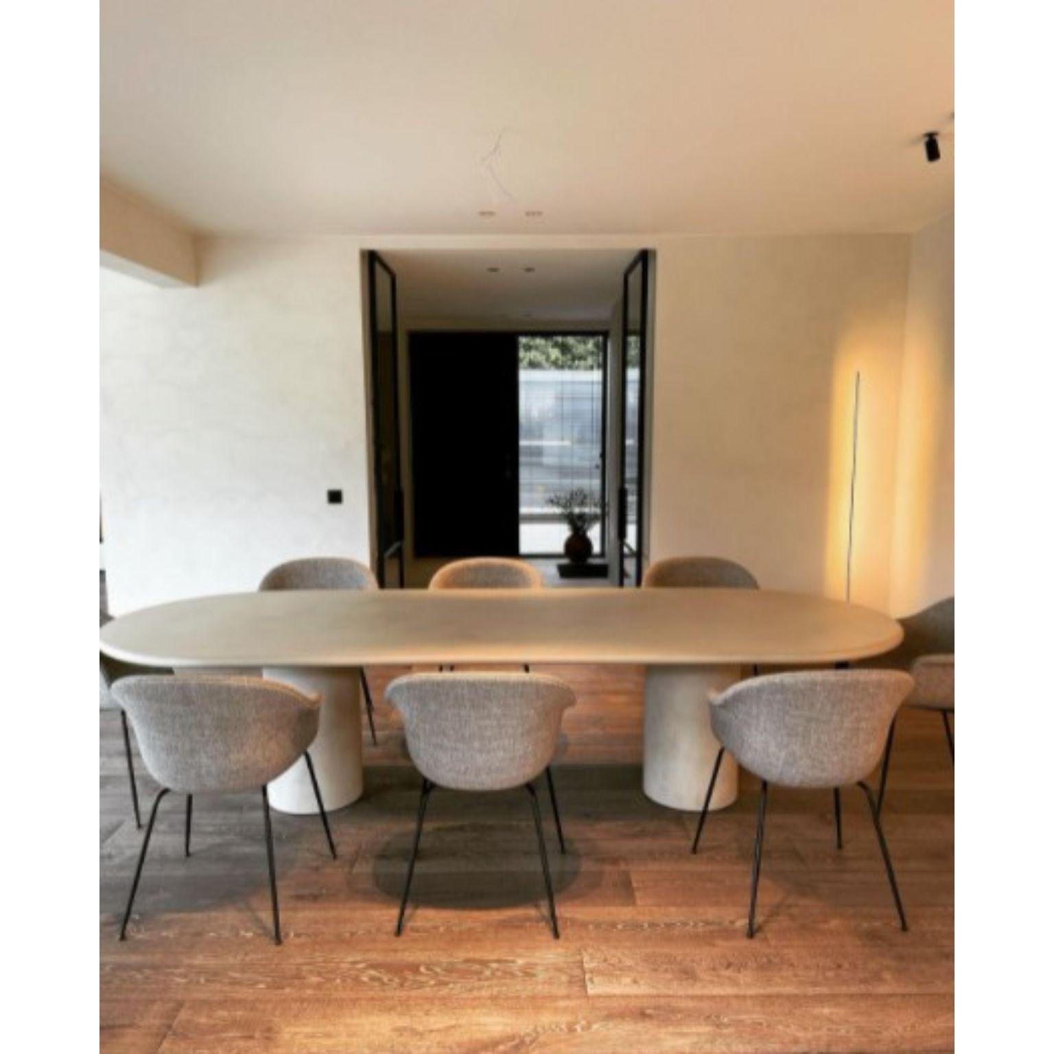 Organic Material Barrel Shape Table 240 by Galerie Philia Edition