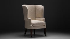 Barrel-Ohrensessel aus Aplaca-Mischung von Dedar Milano, England, um 1830