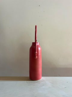 Barrera I. Escultura de Aniana Heras en gres blanco esmaltado