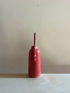 Barrera II. Sculpture by Aniana Heras in Glazed white stoneware