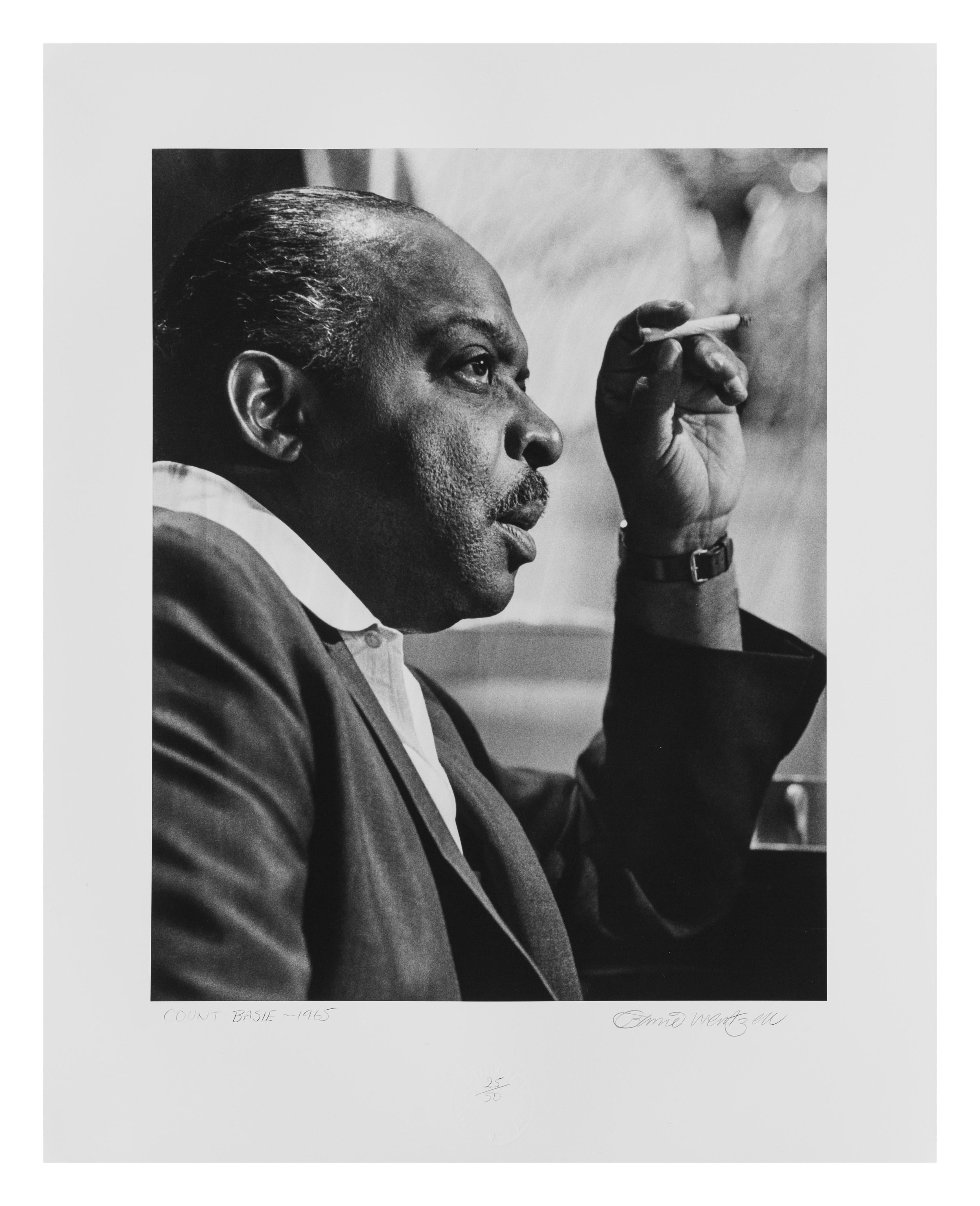 Barrie Wentzell Black and White Photograph - Count Basie