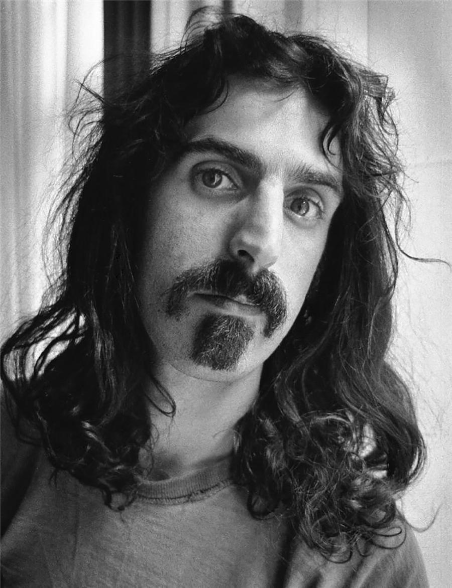 Barrie Wentzell Black and White Photograph - Frank Zappa, England