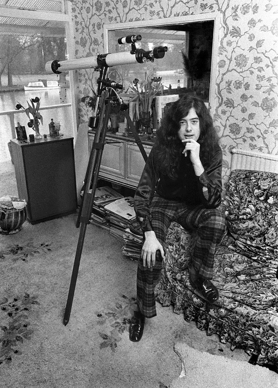 Barrie Wentzell Portrait Photograph - Jimmy Page, Led Zeppelin, 1970