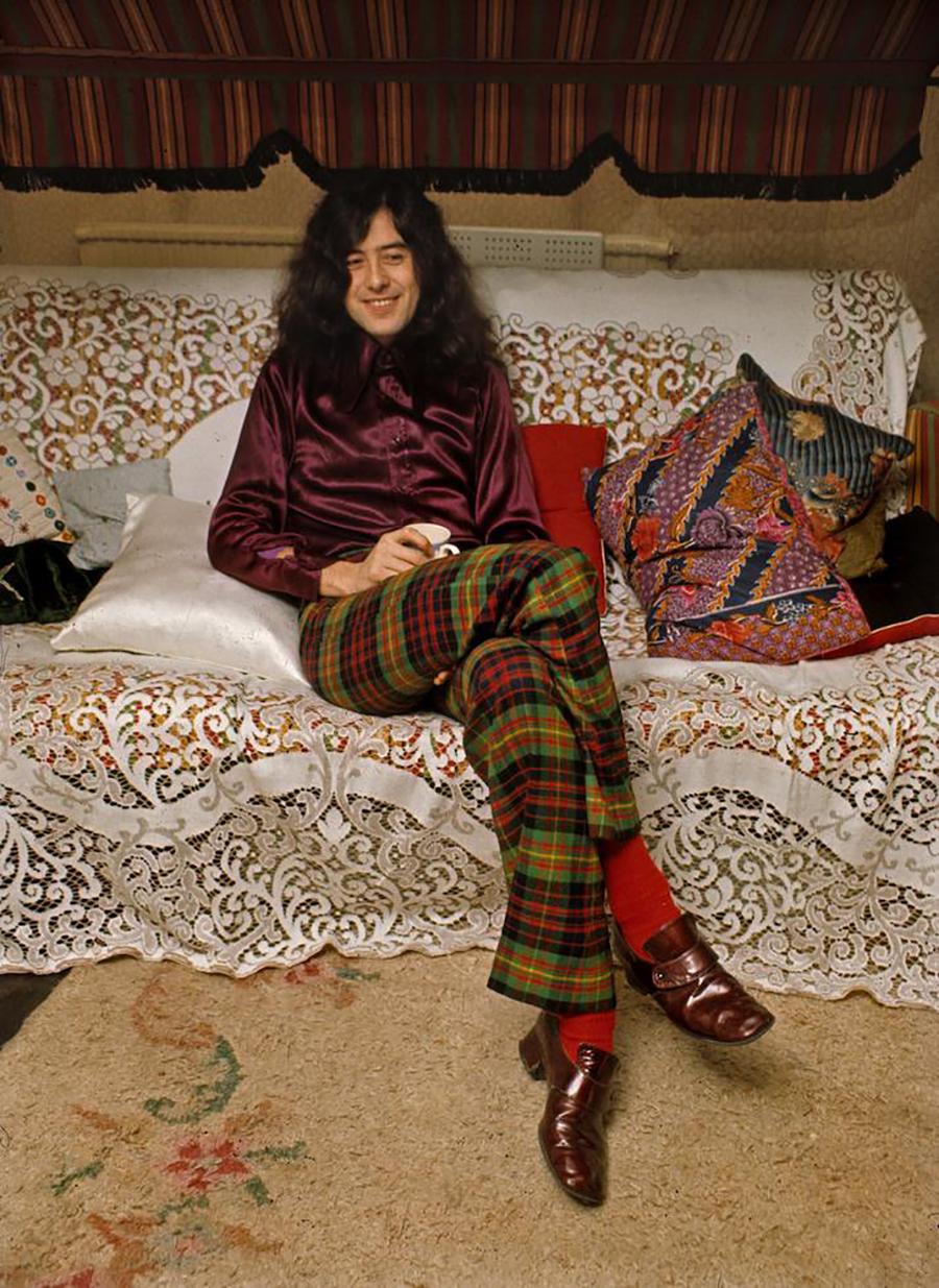 Barrie Wentzell Portrait Photograph - Jimmy Page, Led Zeppelin, 1970