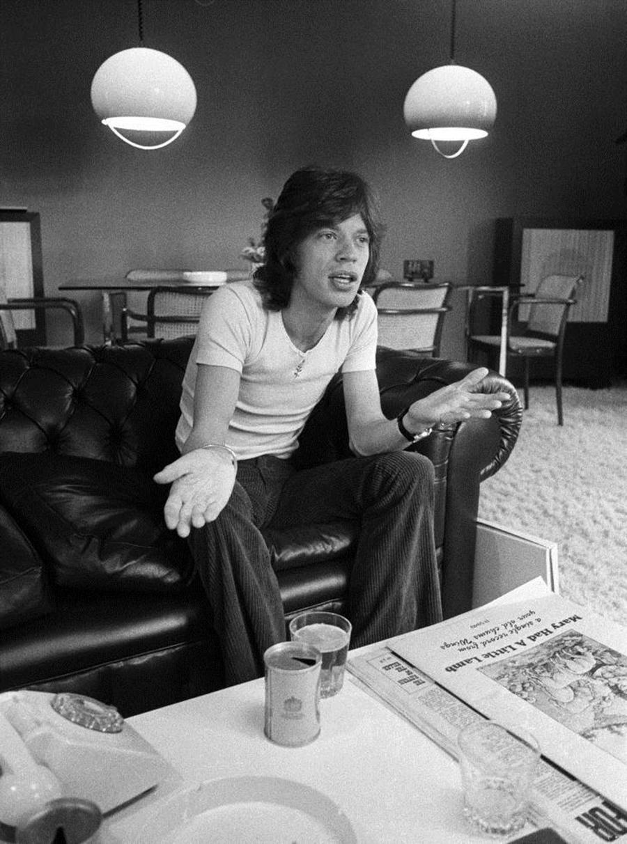 Barrie Wentzell Portrait Photograph - Mick Jagger, The Rolling Stones, 1971