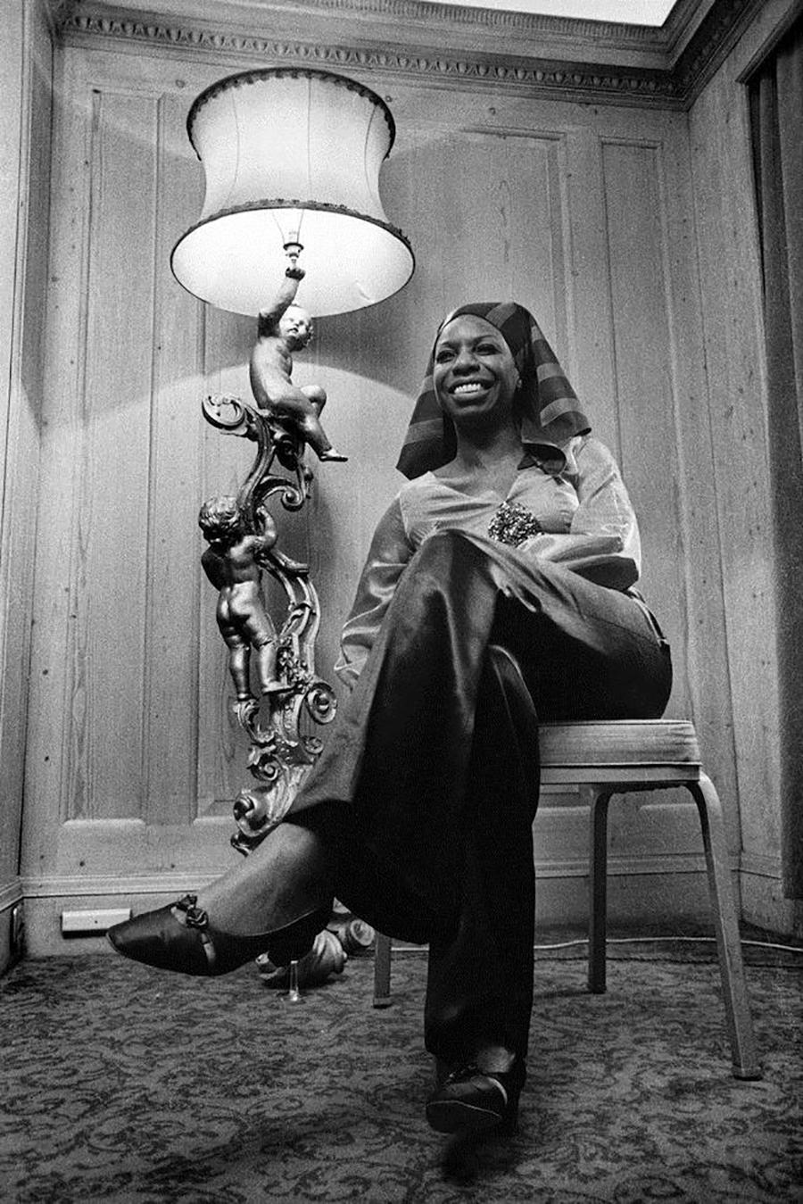 Barrie Wentzell Portrait Photograph - Nina Simone, 1969