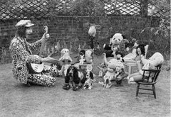 Pete Townshend y el perro Towser por Barrie Wentzell