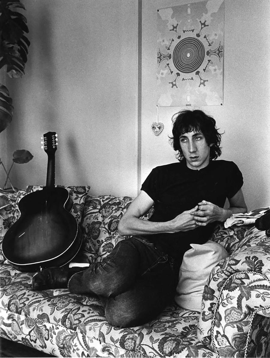 Barrie Wentzell Black and White Photograph - Pete Townshend, The Who, 1968
