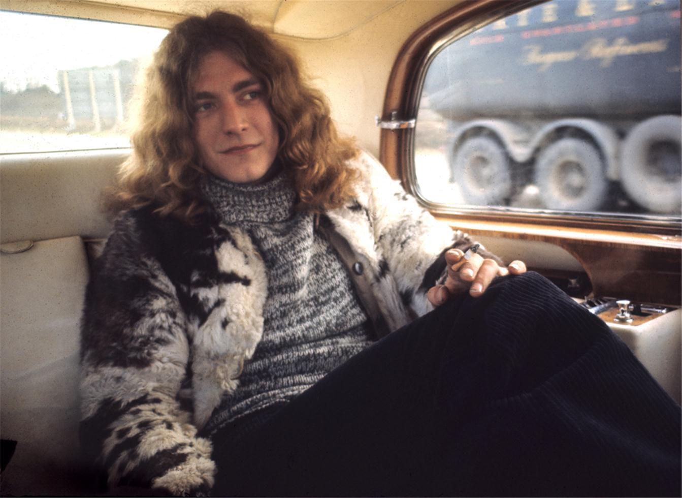 Barrie Wentzell Color Photograph - Robert Plant, Led Zeppelin, 1970