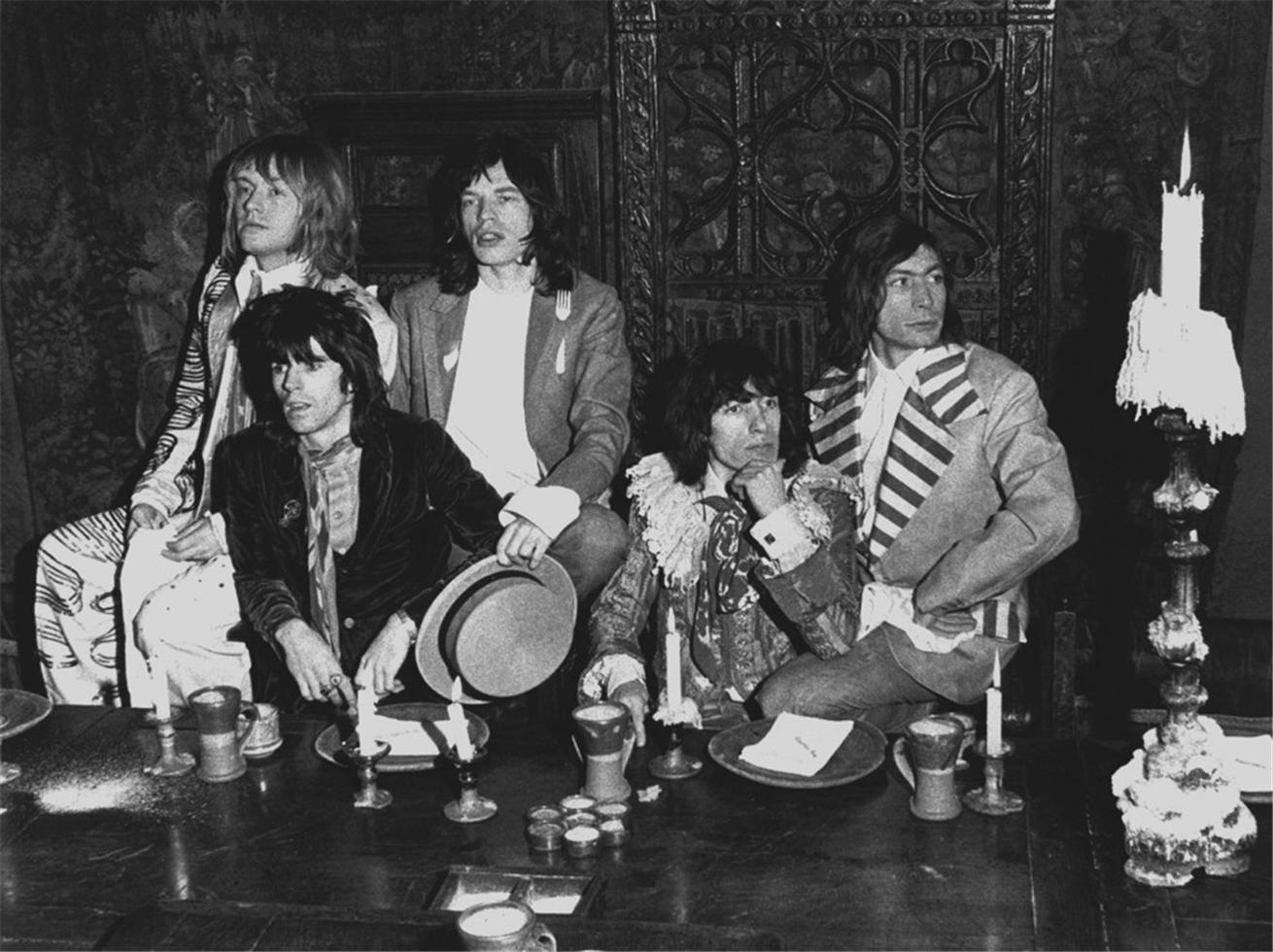 Barrie Wentzell Black and White Photograph - The Rolling Stones, Beggars Banquet, Kensington, London, 1968