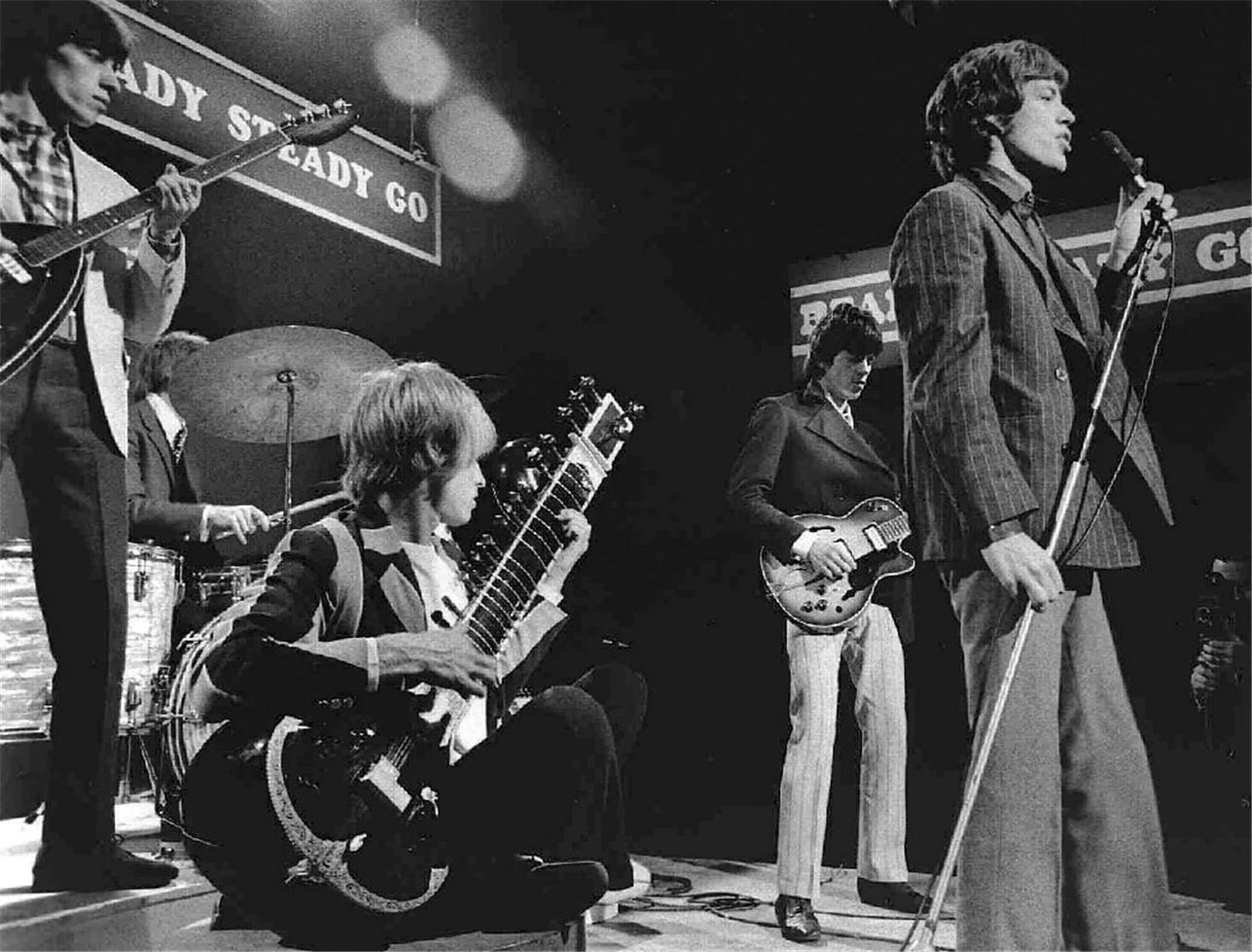 Barrie Wentzell Black and White Photograph - The Rolling Stones, Ready Steady Go!, London, 1966