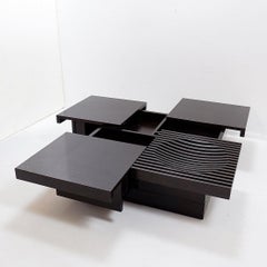 "Barringer" slide coffee table by Atilla Kuzu for Conde House