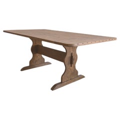 Barrington Dining Table, in Reclaimed Pine, by August Abode