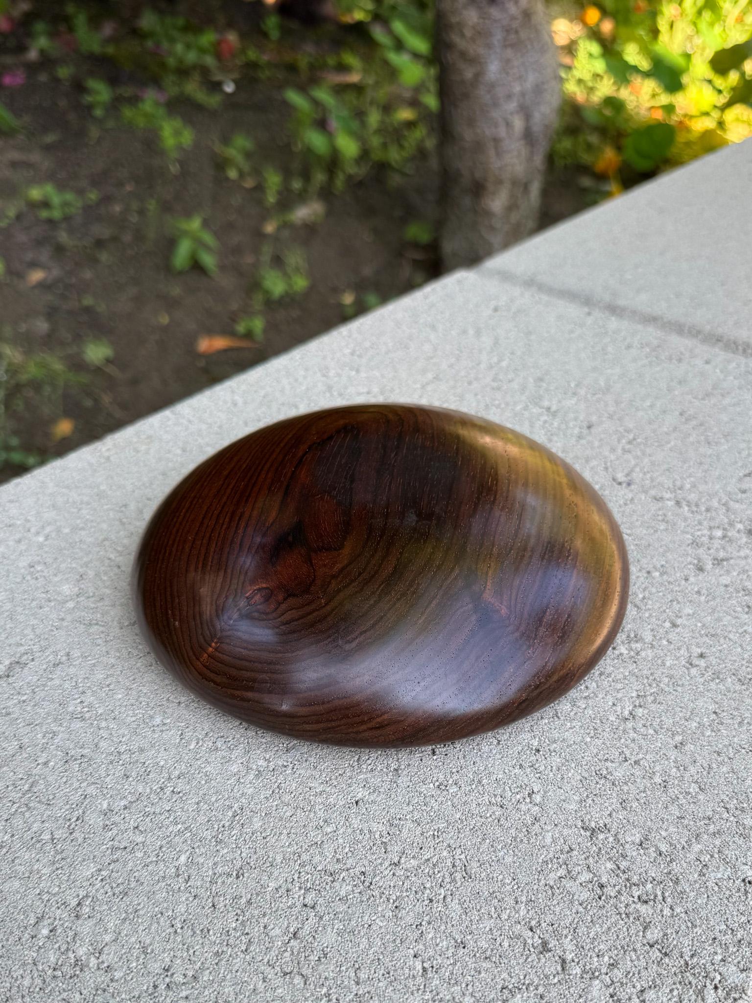 Barry Biesanz Ciotola in legno massiccio di cocobolo lavorata a mano, Costa Rica, 2000 in vendita 2