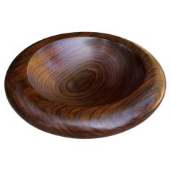 Barry Biesanz Handcrafted Solid Cocobolo Wood Bowl, Costa Rica, 2000