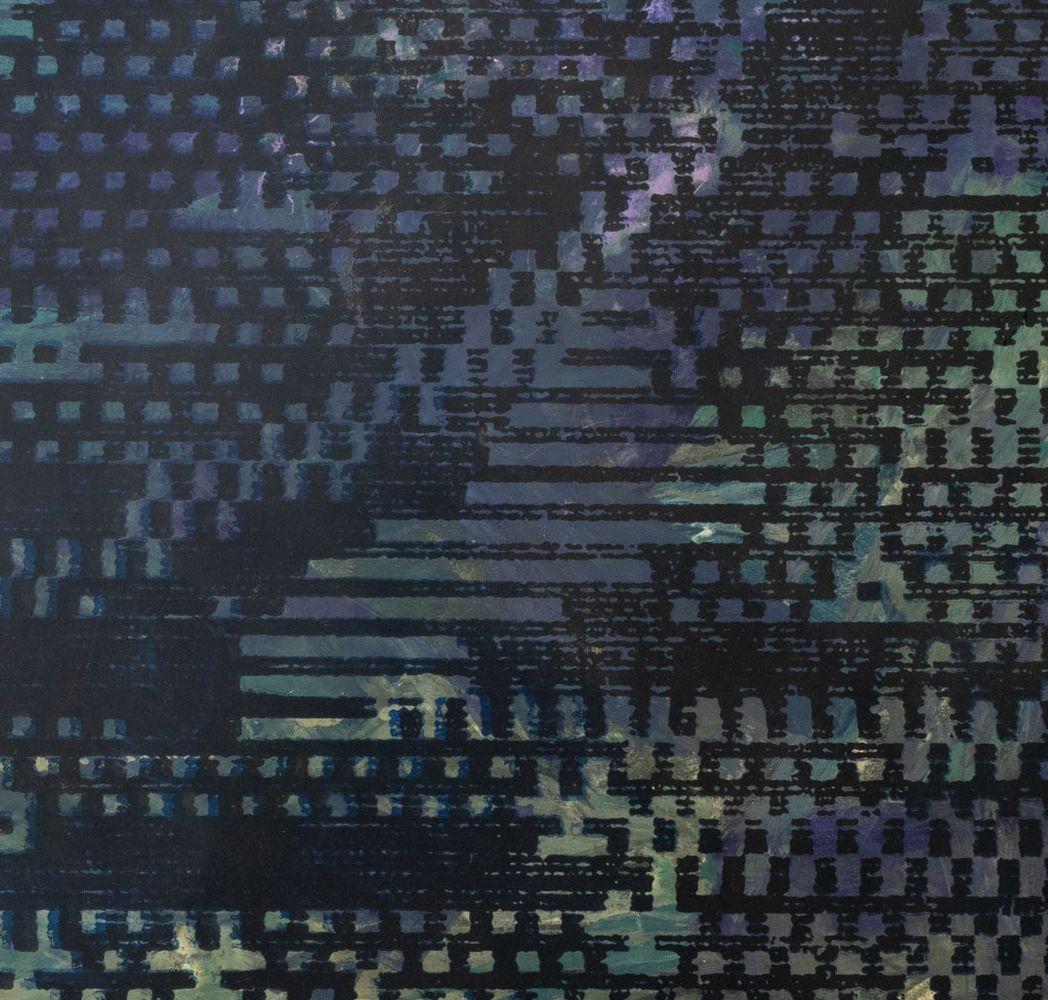 Pixilated Composition - Painting de Barry Bridgewood