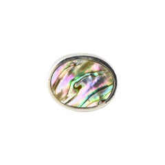 Barry Brinker Abalone Shell Sterling Silver Ring