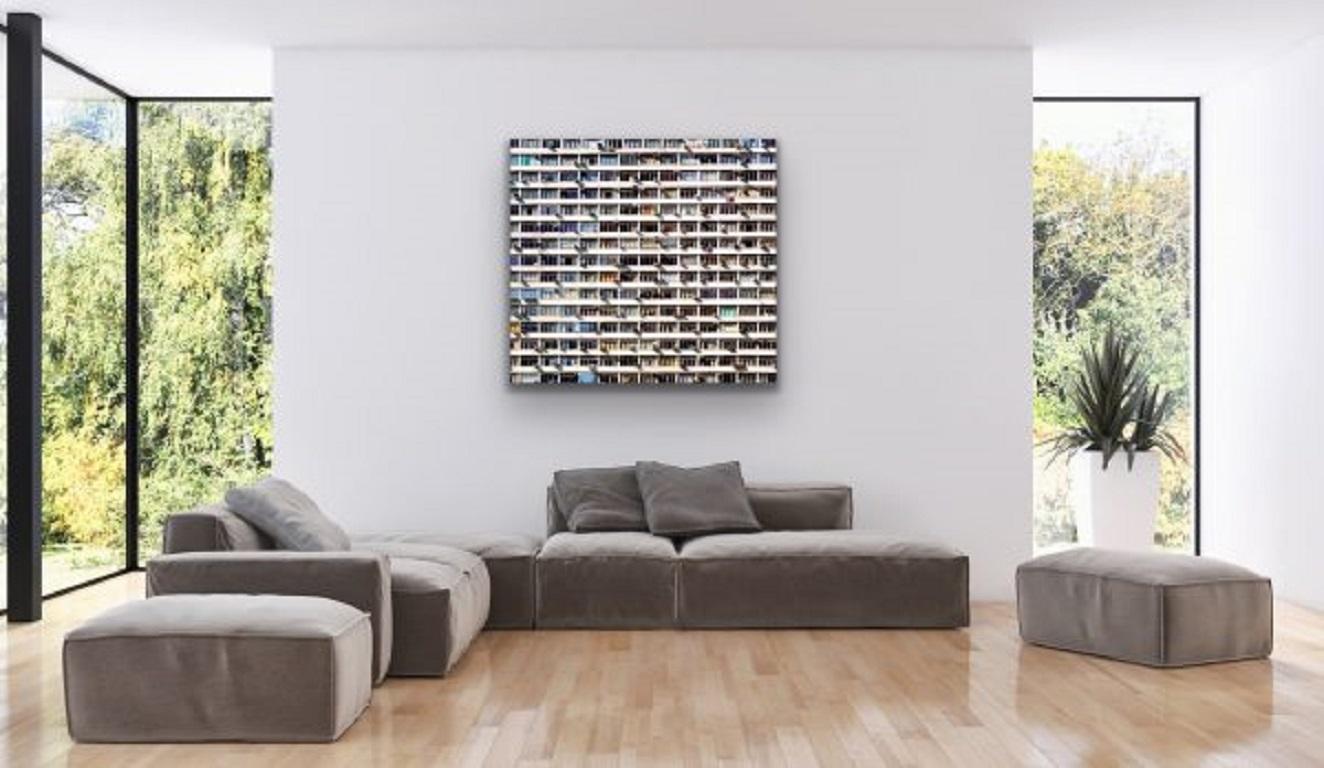 195 Flats by Barry Cawston. 120cm x 110cm C-Type Fotodruck nur mit Fotodruck im Angebot 1