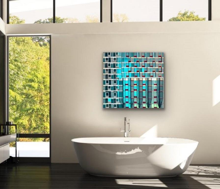 38 Flats in New York City von Barry Cawston 120x110cm Nur mit C-Typ-Druck im Angebot 1
