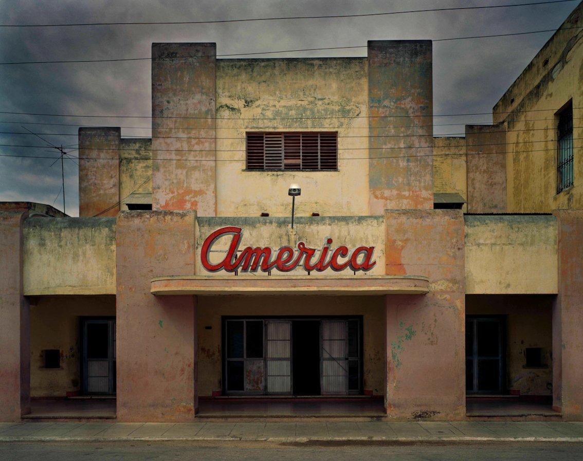 An abandoned cinema in Caibarien, Cuba.  This pre-Revolutionary edifice was built when Cuba was a playground for tourists and mobsters alike, and America was still revered as somewhere to aspire to.
–
Cawston’s Concrete Jungle is not a vision of the