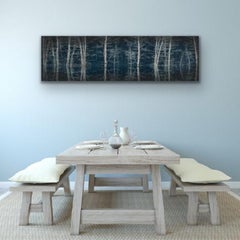 Blue Forest by Barry Cawston. 200cm. Panoramic photograph w/ acrylic face mount