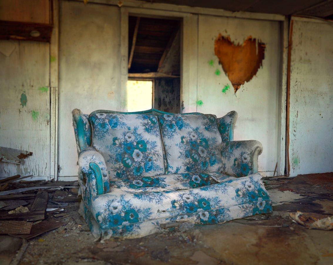 Broken Heart by Barry Cawston.  C-type print with acrylic face mount