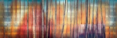 Farbfelde von Barry Cawston 150 cm breite Panoramik C-type auf Aluminium montiert