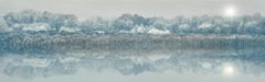 Flooded Fields by Barry Cawston. 150cm wide panoramic with Acrylic Face Mount