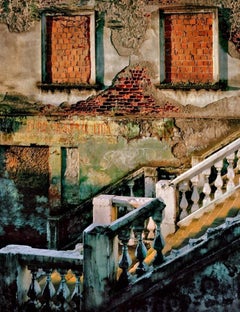 Impression photographique Golden Stairway de Barry Cawston 120x96cm de type C uniquement